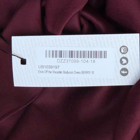 Boohoo Night Women's Elsie Off the Shoulder - Picture 4 of 4